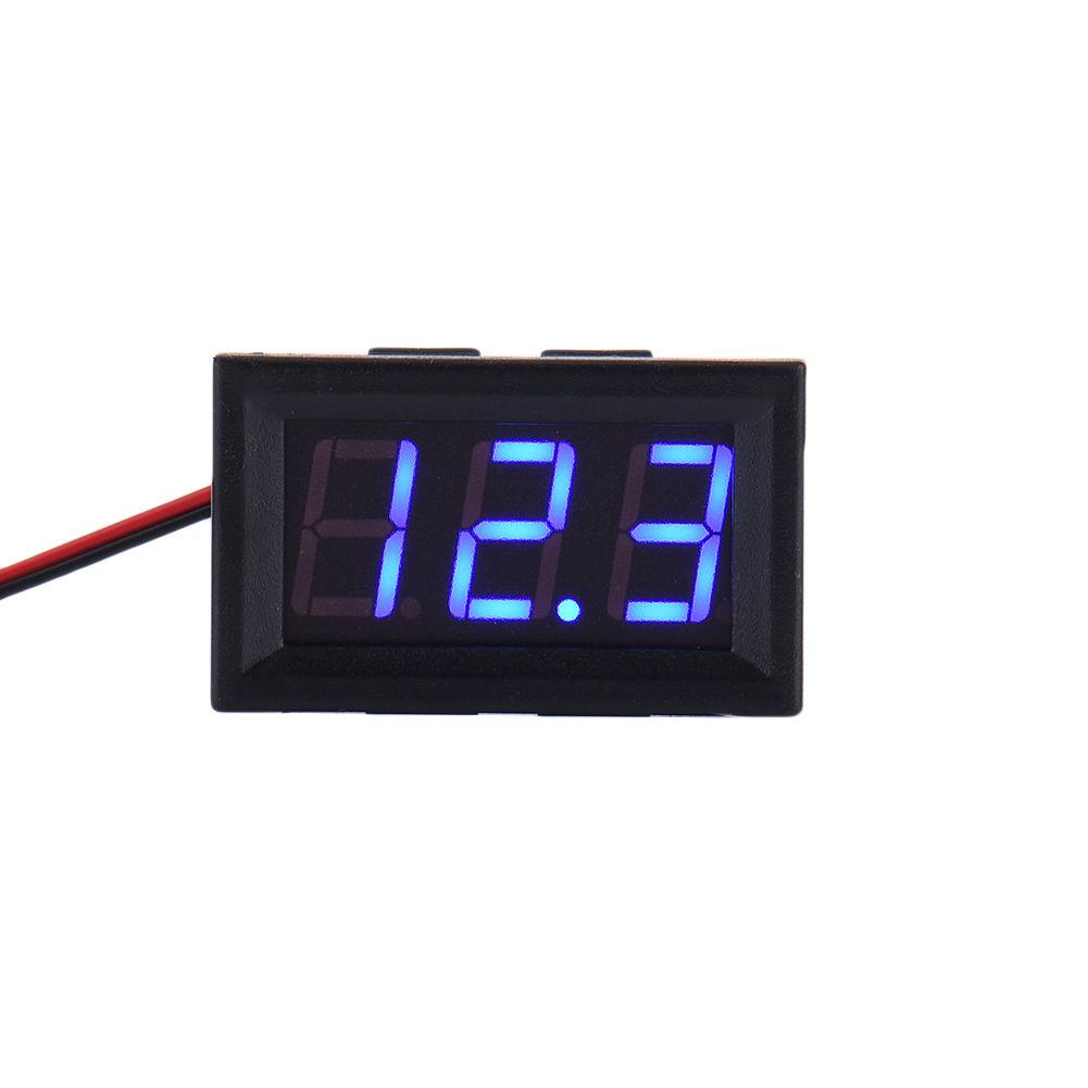 Praten wetgeving Goed 4.5-30V DC Two-Wire 0.56" Red Green Blue Display Panel Mount Voltmeter –  Envistia Mall