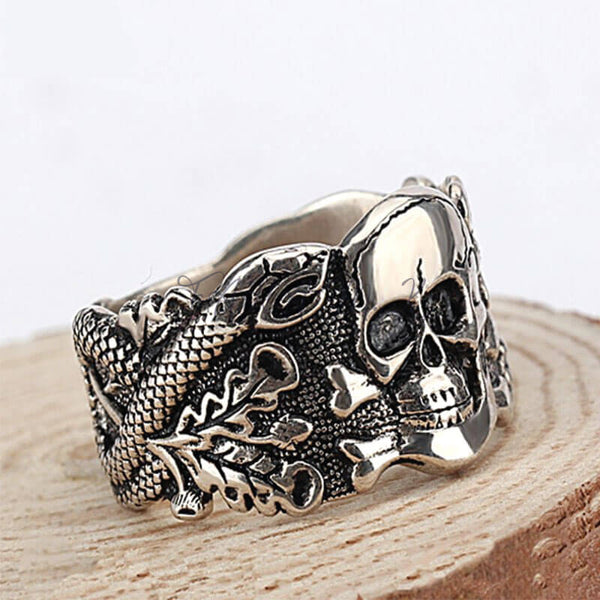 925 skull ring