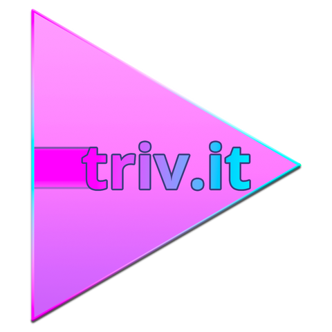 Triv.it Web app logo - hosting trivia events, no downloads, no ads (Is there an app that lets me host trivia?)