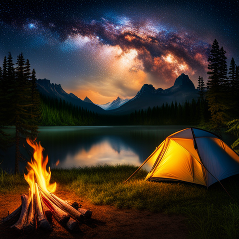 NRO Camping At Night