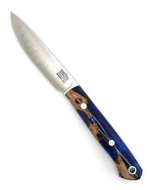 Bark River Gunny CPM 3V Knife w/ Blue Cholla Cactus - Turquoise 