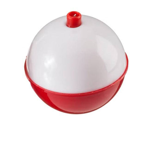 2.5 Red / White Floats Bobber Plastic (Individual) - NORTH RIVER
