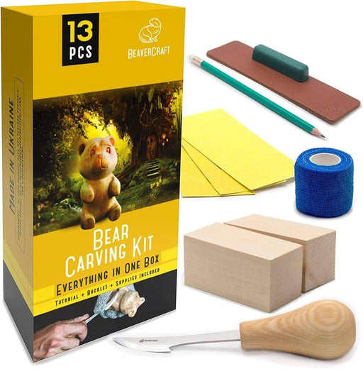 Wood Carving Kit Comfort Bird DIY Complete Starter Whittling Knife Kit for  Beginners Adults and Teens 