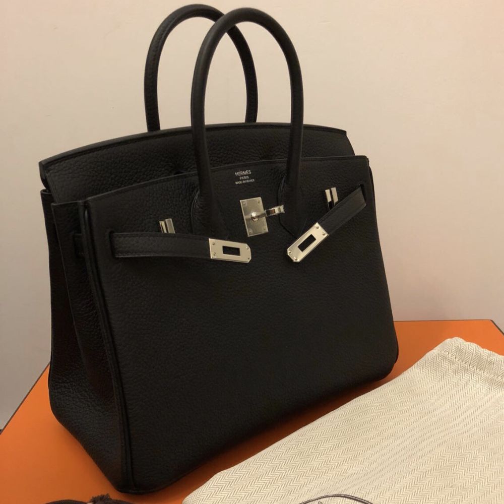 hermes birkin bag 35 togo black