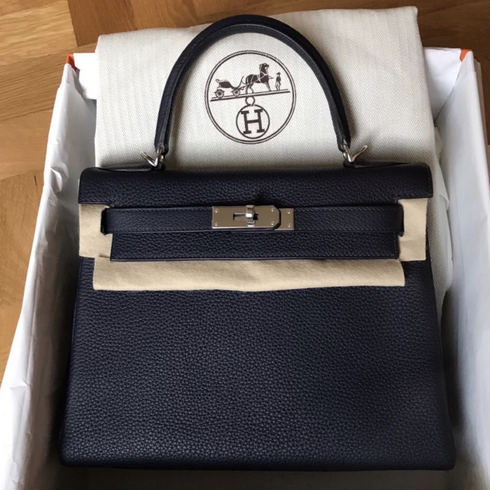 hermes kelly bleu nuit