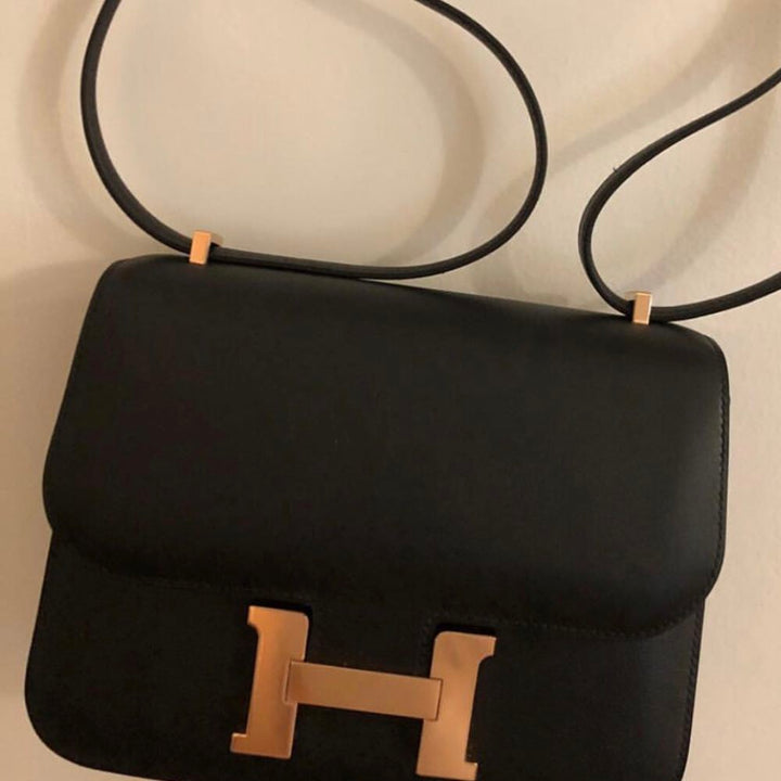 hermes constance black rose gold