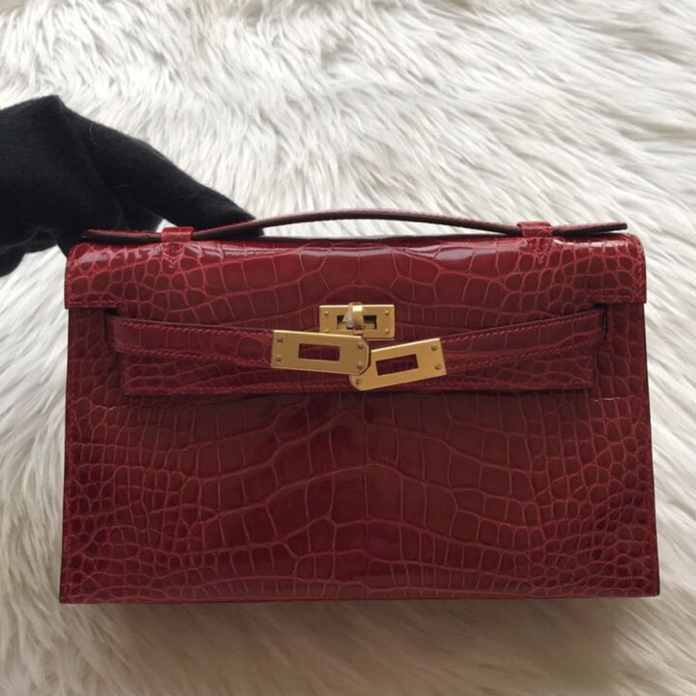 kelly pochette croc