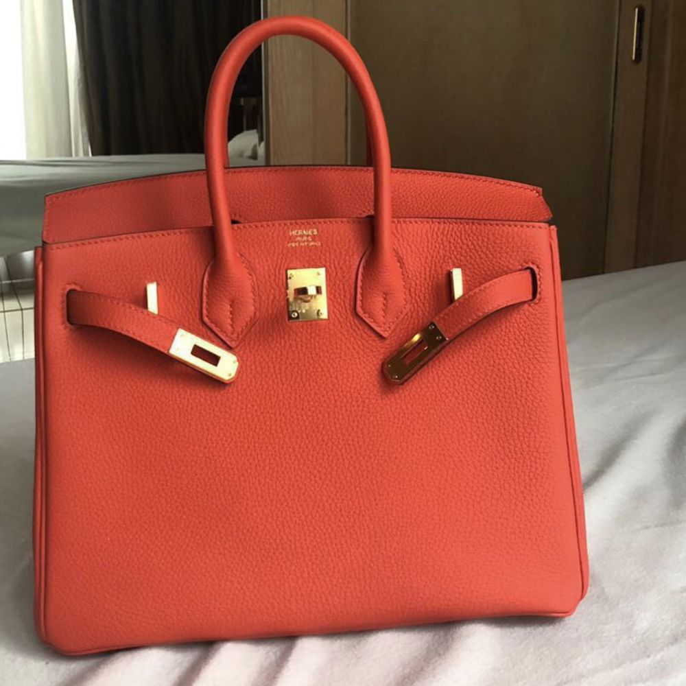 Hermes Birkin 30 Capucine Tadelakt Gold Hardware #A - Vendome Monte Carlo