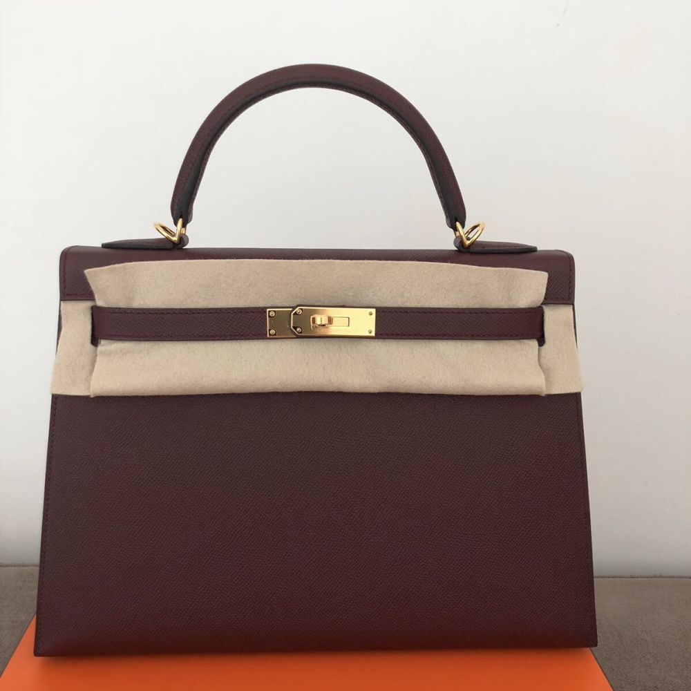 hermes kelly bordeaux