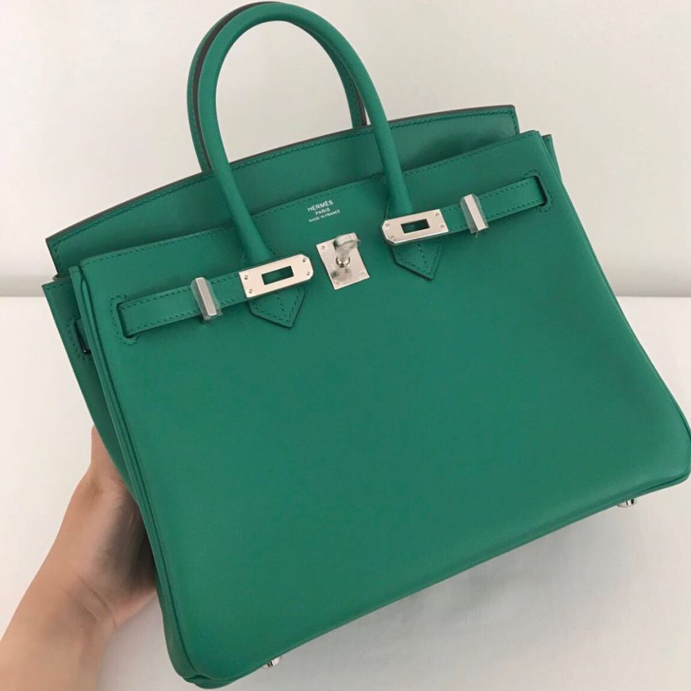 Hermès Birkin 25 Vert Vertigo Swift 