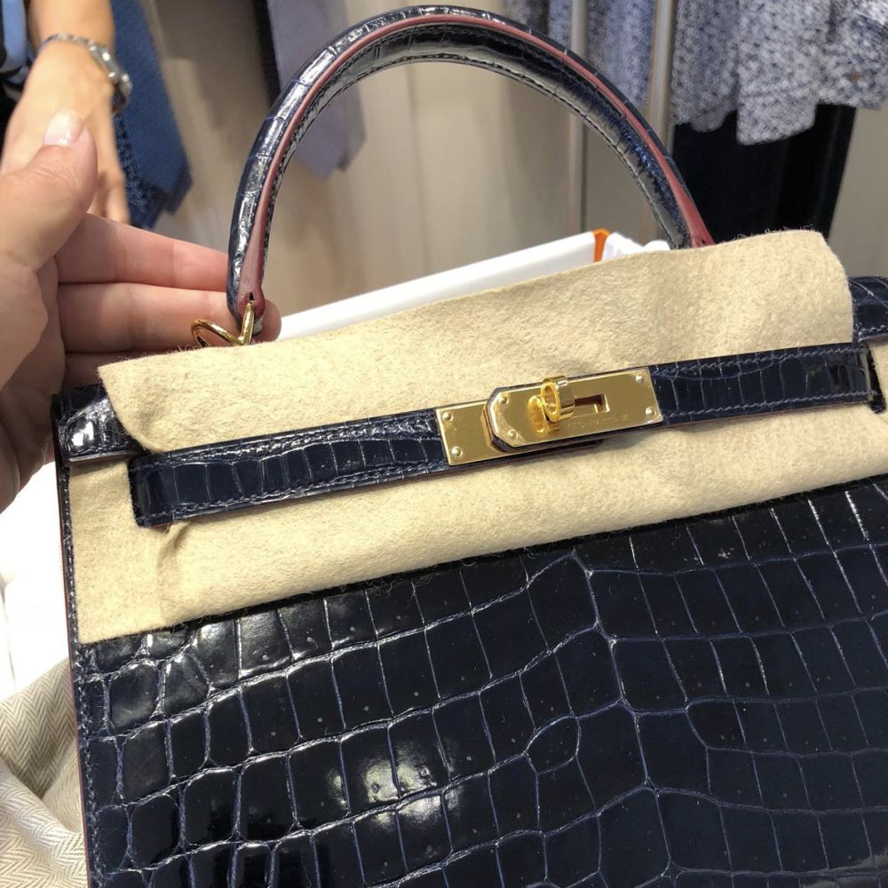 hermes limited edition sellier gold