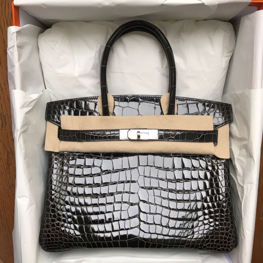 hermes graphite croc birkin