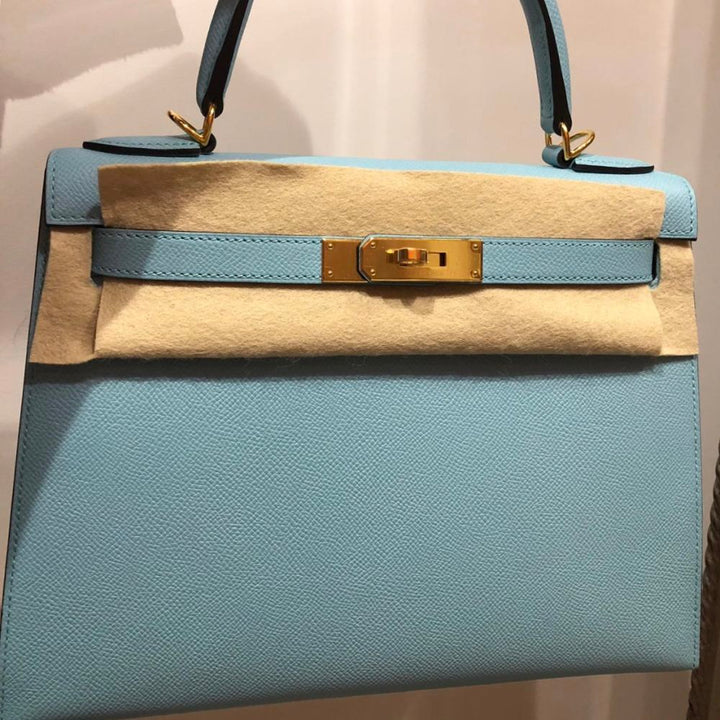 hermes kelly 28 blue