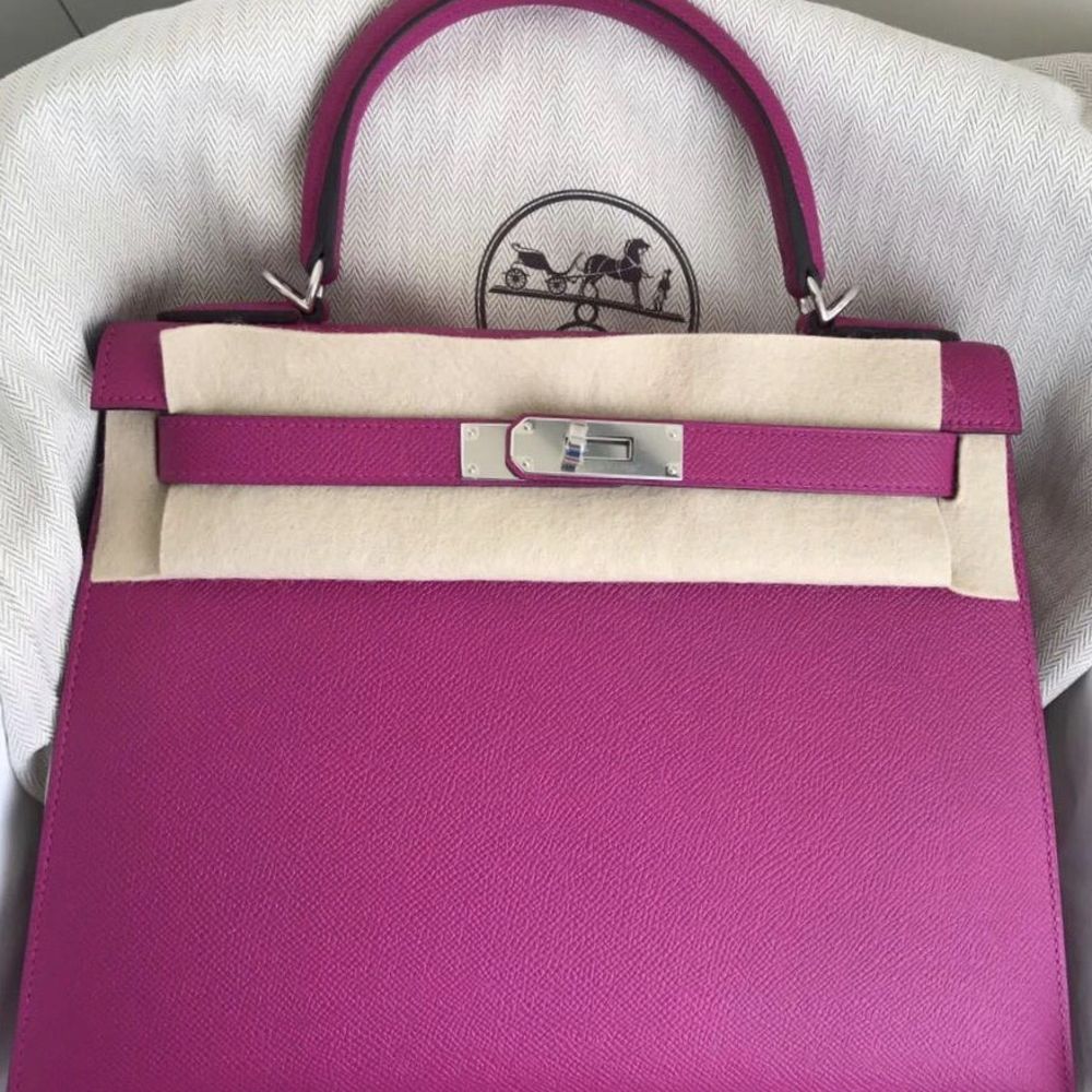 hermes kelly 28 rose pourpre