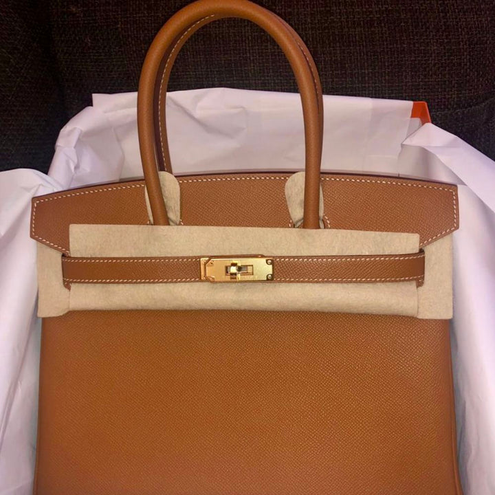 birkin 30 gold epsom