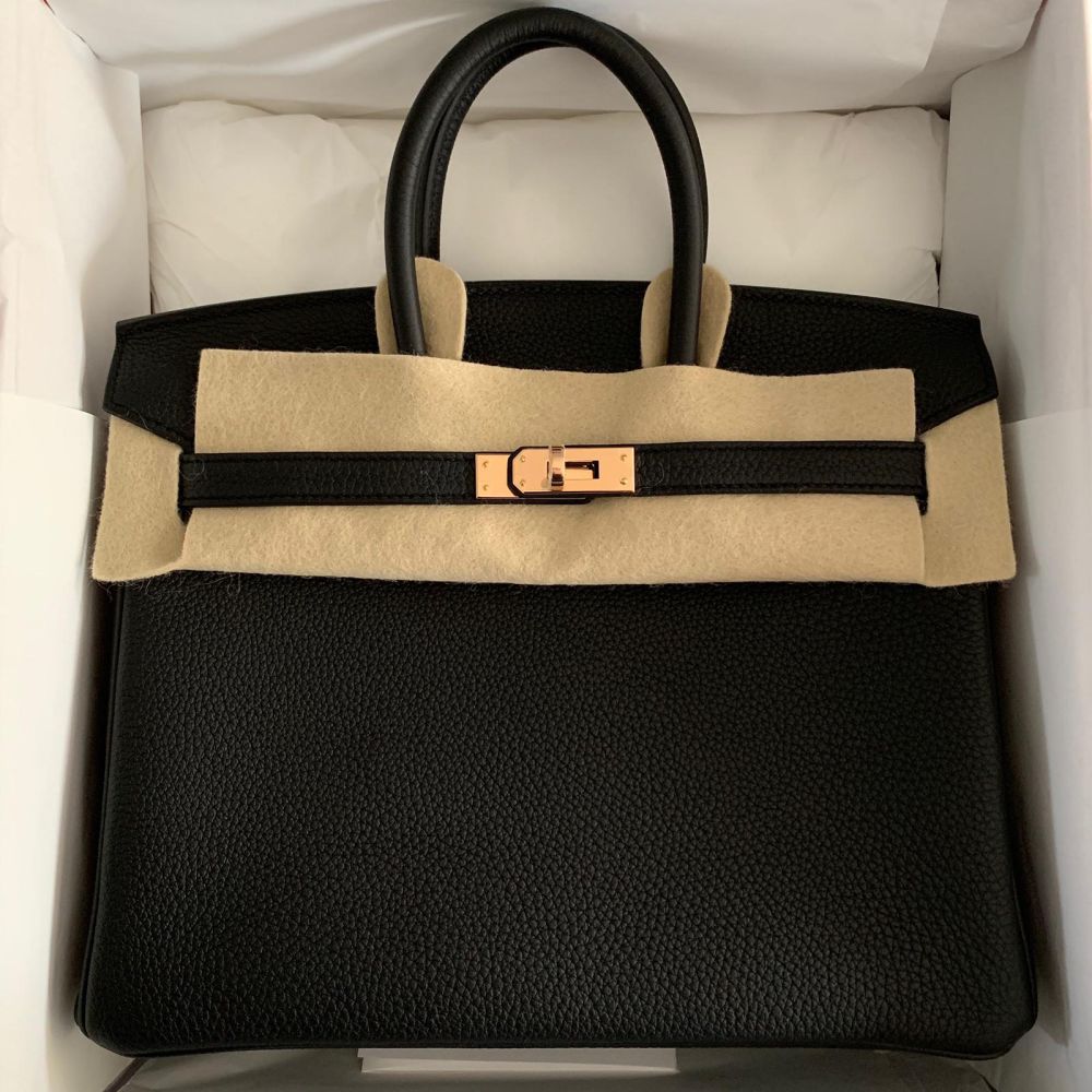 hermes rose gold birkin bag