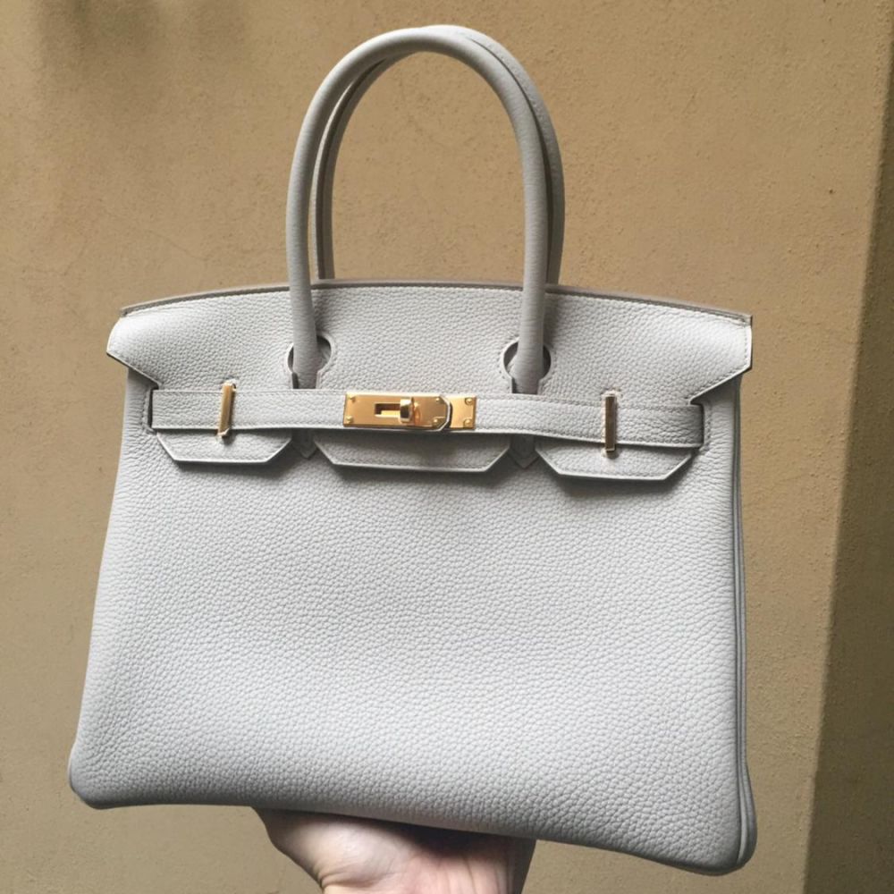 Hermès Birkin 30 Beton Togo Gold Hardware GHW — The French Hunter