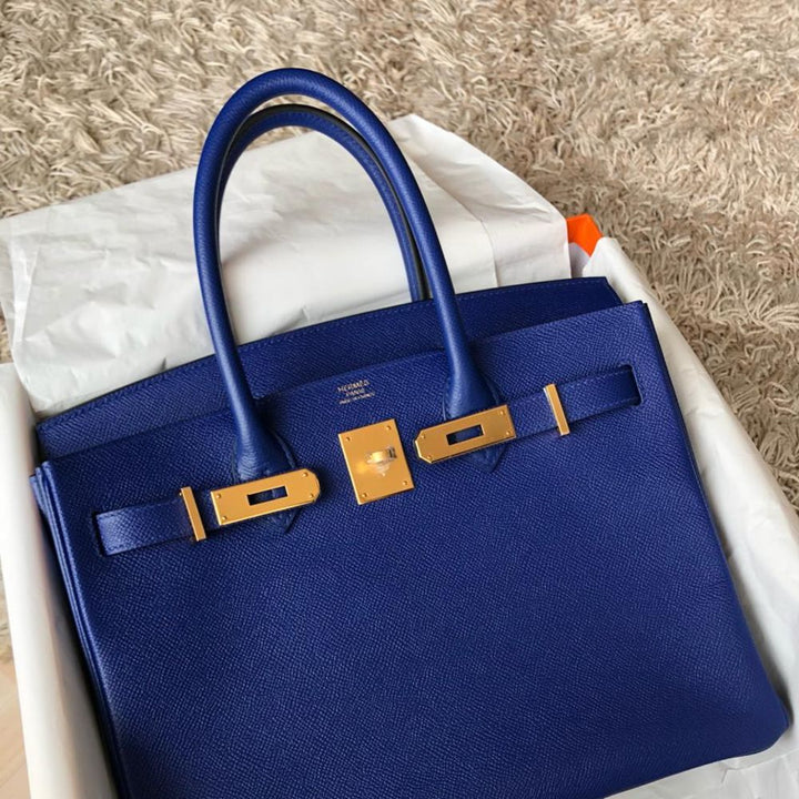 birkin 30 blue