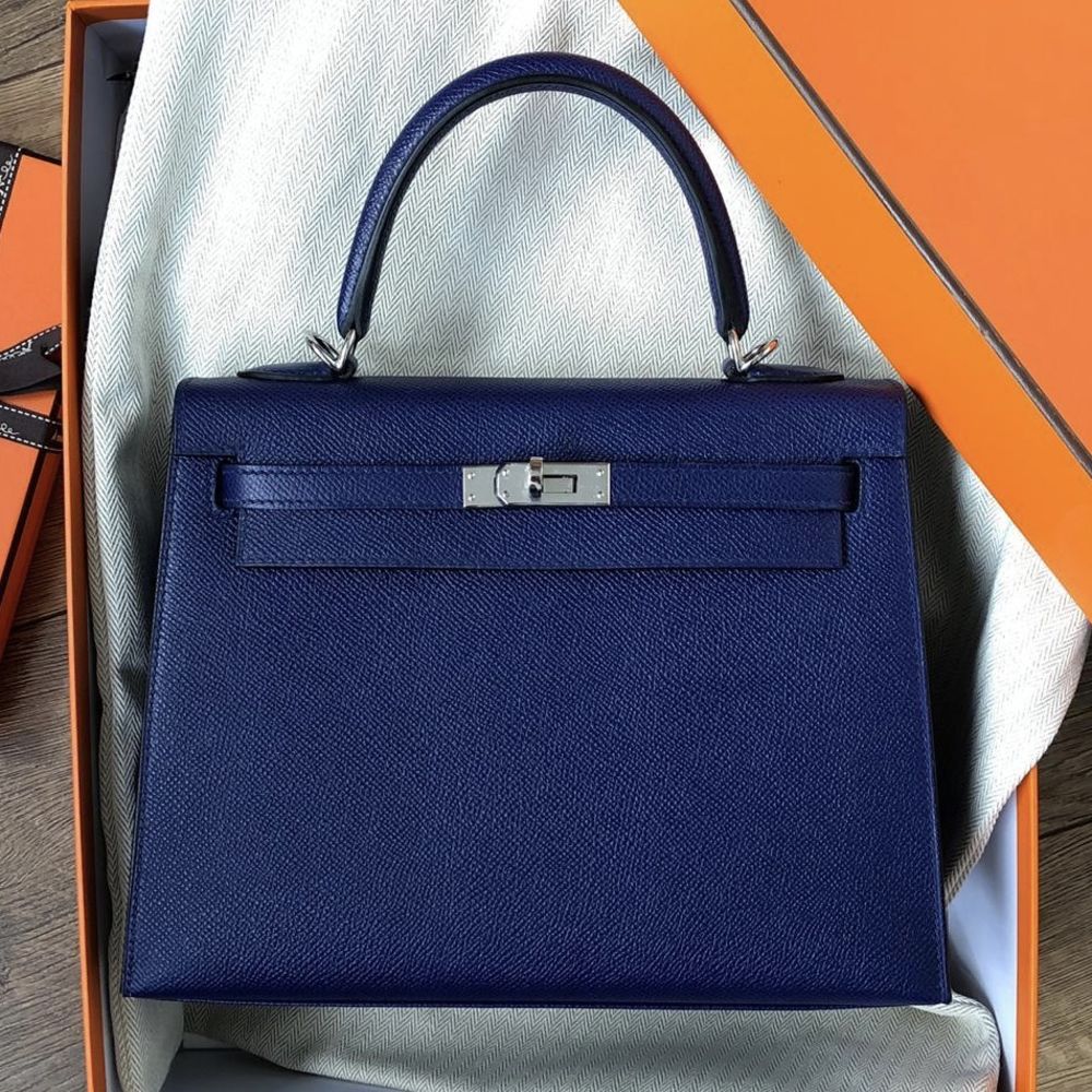 blue encre hermes kelly