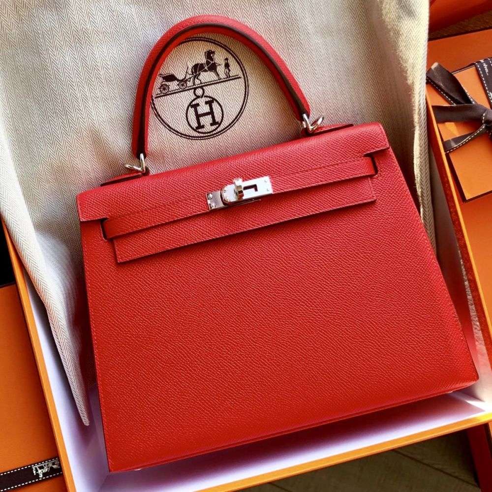 Hermes Birkin 30cm Rouge de Coeur Togo GHW - Lilac Blue London