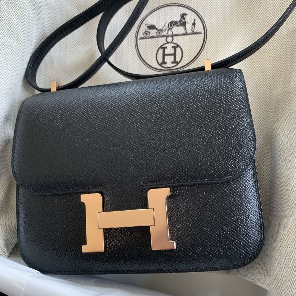 hermes constance 18 black