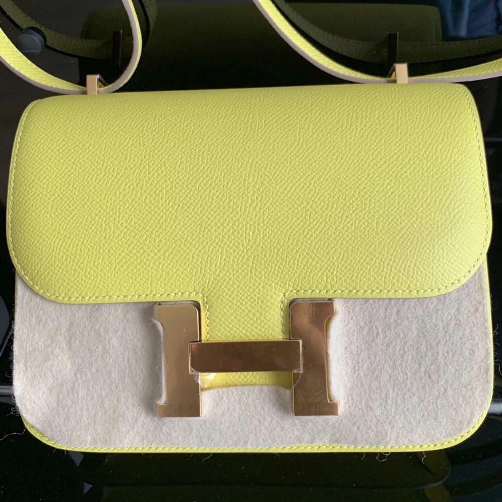 hermes constance lime