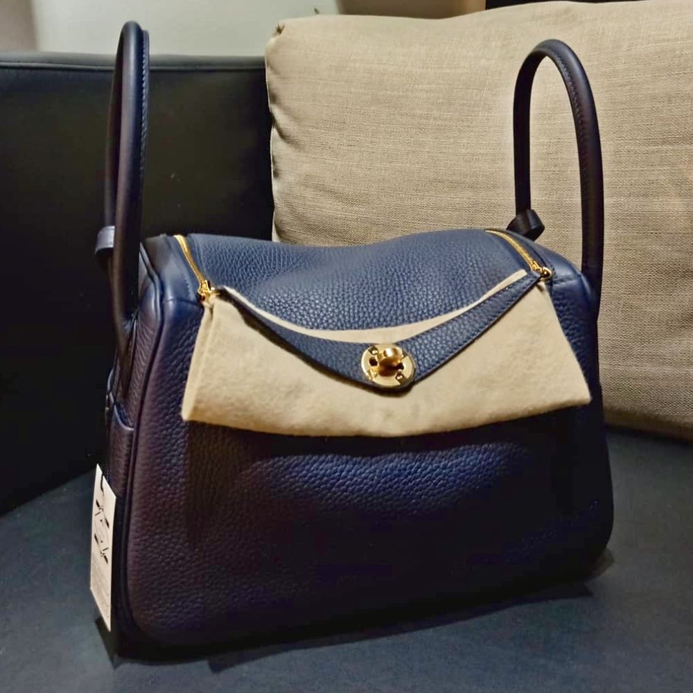 hermes lindy blue nuit