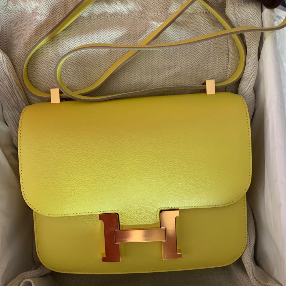 hermes constance lime