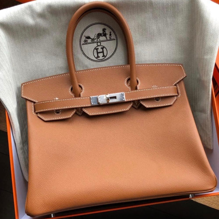 birkin 30 gold epsom