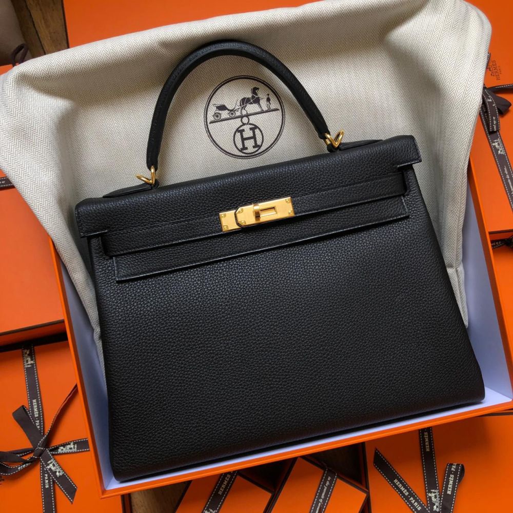 hermes kelly 32 black