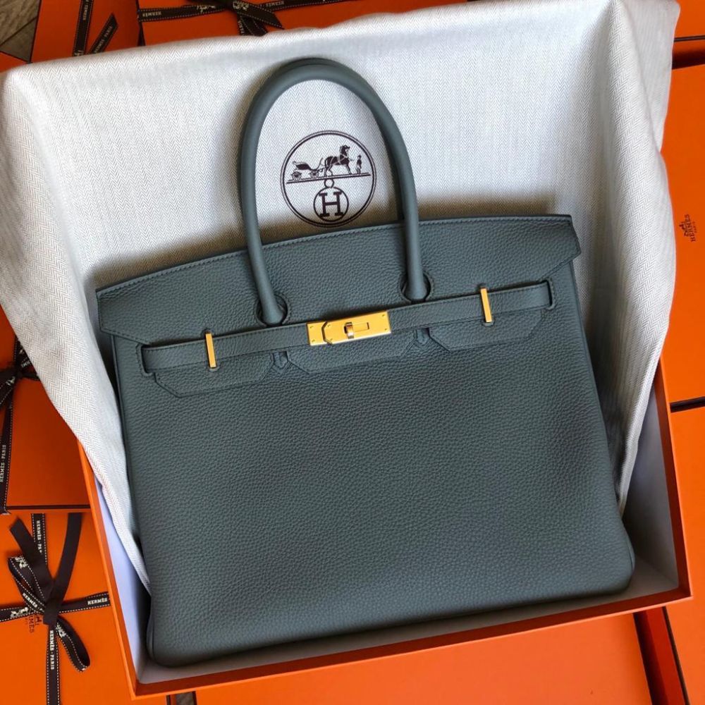 Hermes Birkin 25 Vert Amande Togo Palladium Hardware #D - Vendome Monte  Carlo