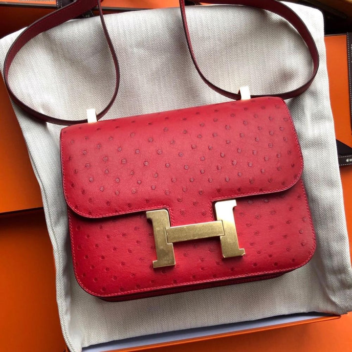 hermes constance ostrich