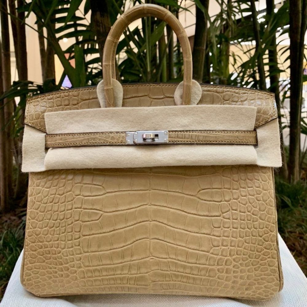 Hermès Birkin 25 Kraft Alligator 