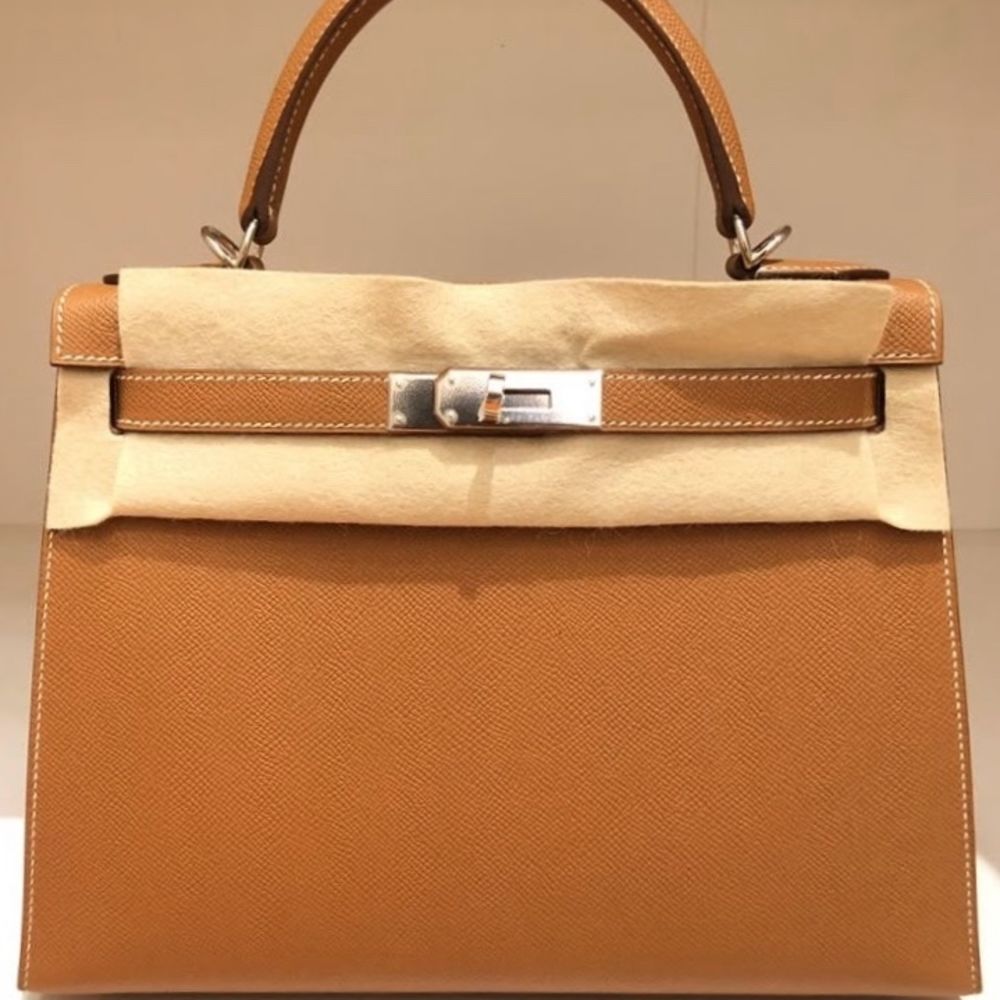 hermes kelly 28 gold epsom sellier phw