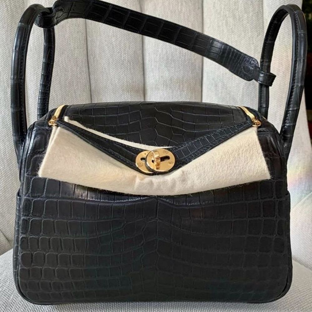 hermes lindy crocodile