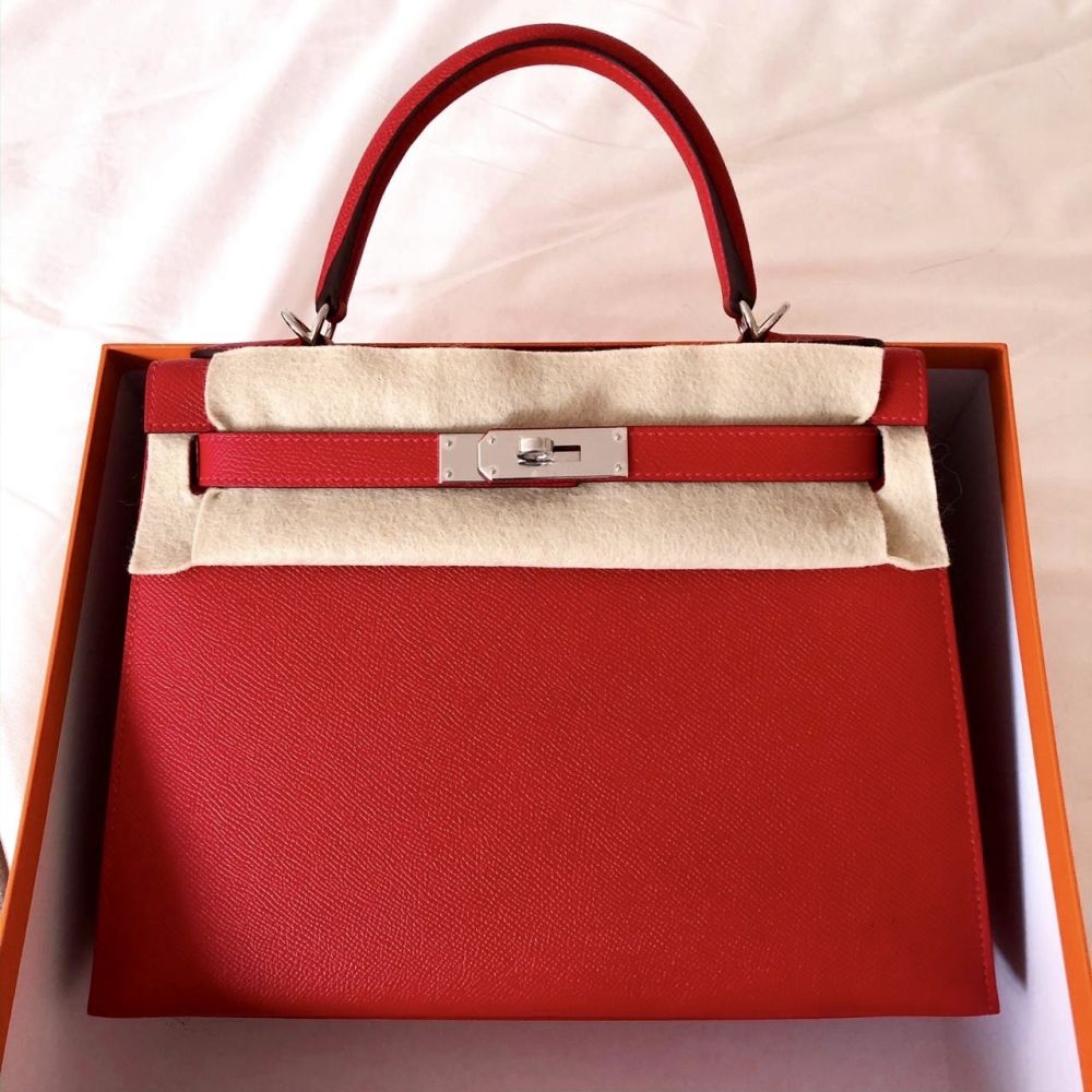 hermes kelly rouge casaque