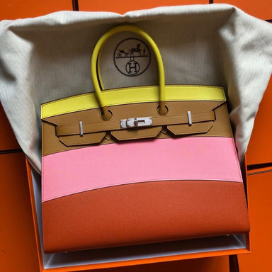 Hermès Kelly Limited Edition 20 Rose Jaipur/Rouge Vif Verso Epsom Pall —  The French Hunter