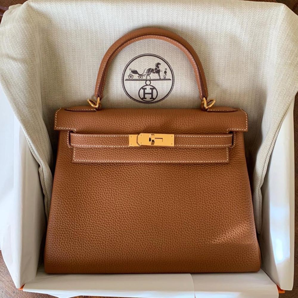 hermes kelly 28 gold