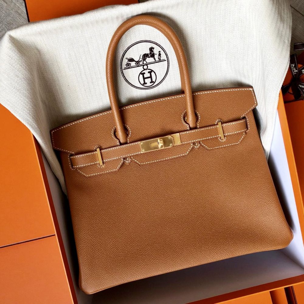 birkin 30 gold epsom