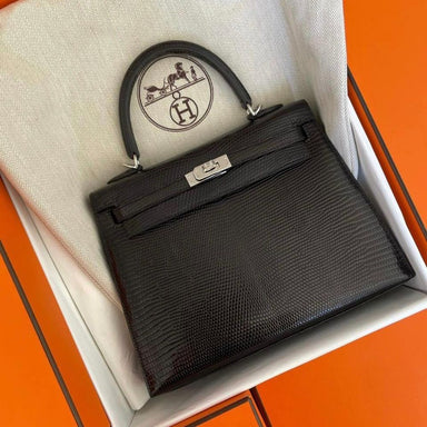 Hermès Kelly 25 Gris Mouette Epsom GHW - Klueles