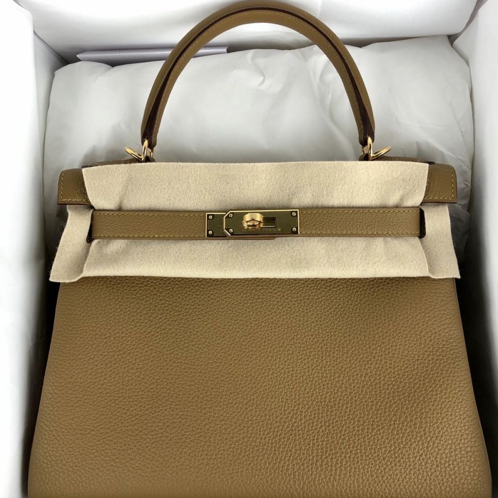 hermes kelly bronze dore