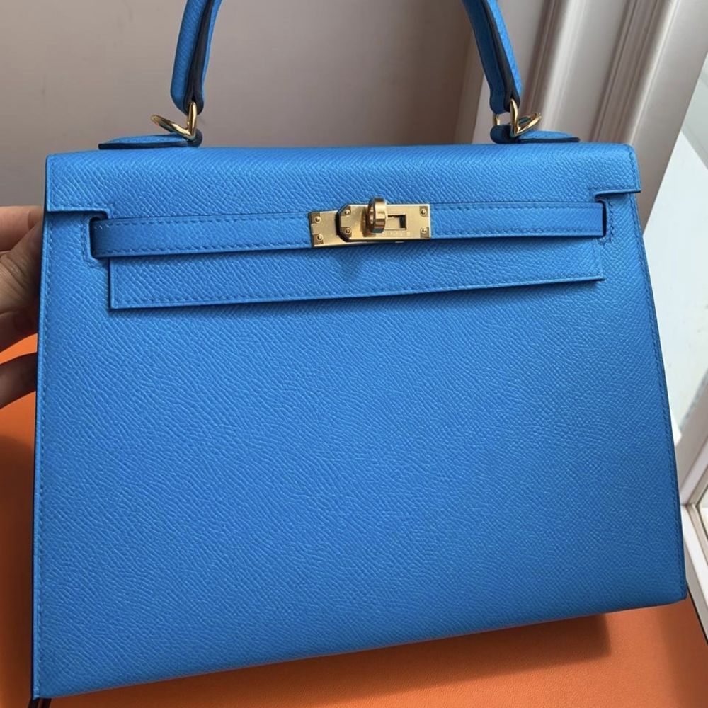 hermes kelly 25 bleu frida