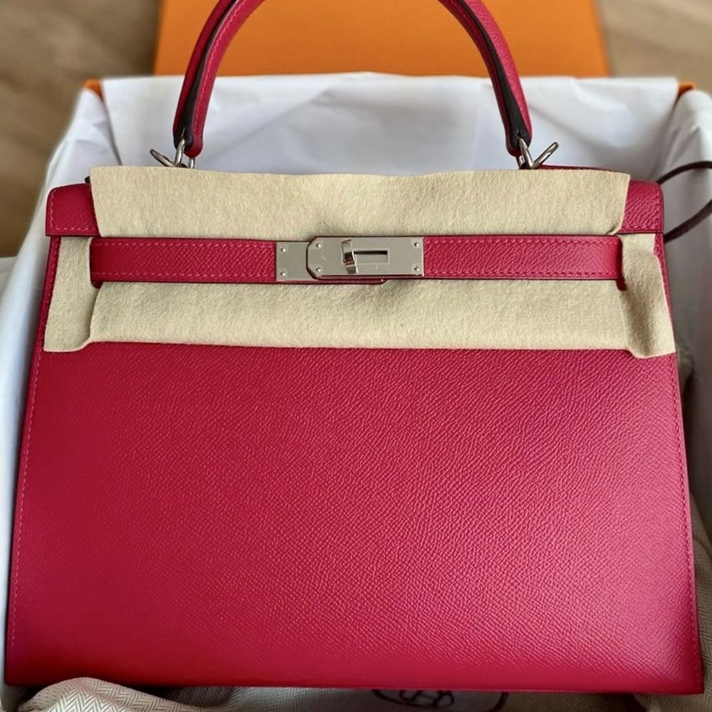 Brand New Hermes Birkin 25 in Vert Fonce Togo with GHW, Luxury, Bags &  Wallets on Carousell