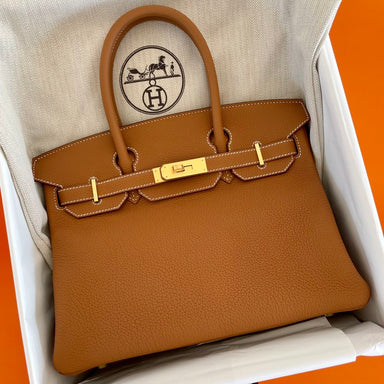 Hermès Birkin 30 Gold Epsom Gold Hardware GHW — The French Hunter