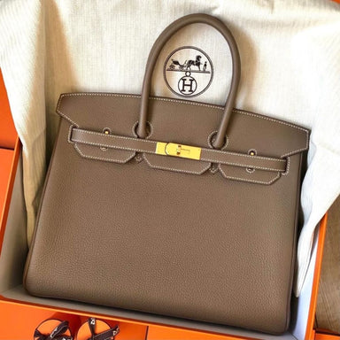 NIB Hermes Birkin 30 Gold Togo With Gold Hardware Stamp U