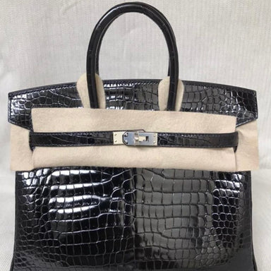 Hermès Birkin 25 Bleu Saphir Crocodile Niloticus Lisse Gold Hardware