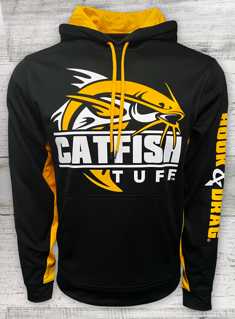 Catfish Tuff - Tiger Camo - Fishing Hoodie - Heavyweight Hooded