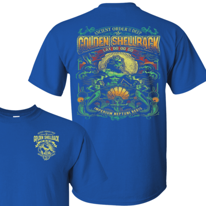 ANCIENT ORDER OF THE DEEP GOLDEN SHELLBACK T Shirts and Hoodies – Mugs Hoy