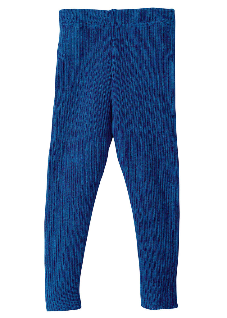 Ribbed Tights in Pure Organic Wool  Toddler and Children's fine-rib