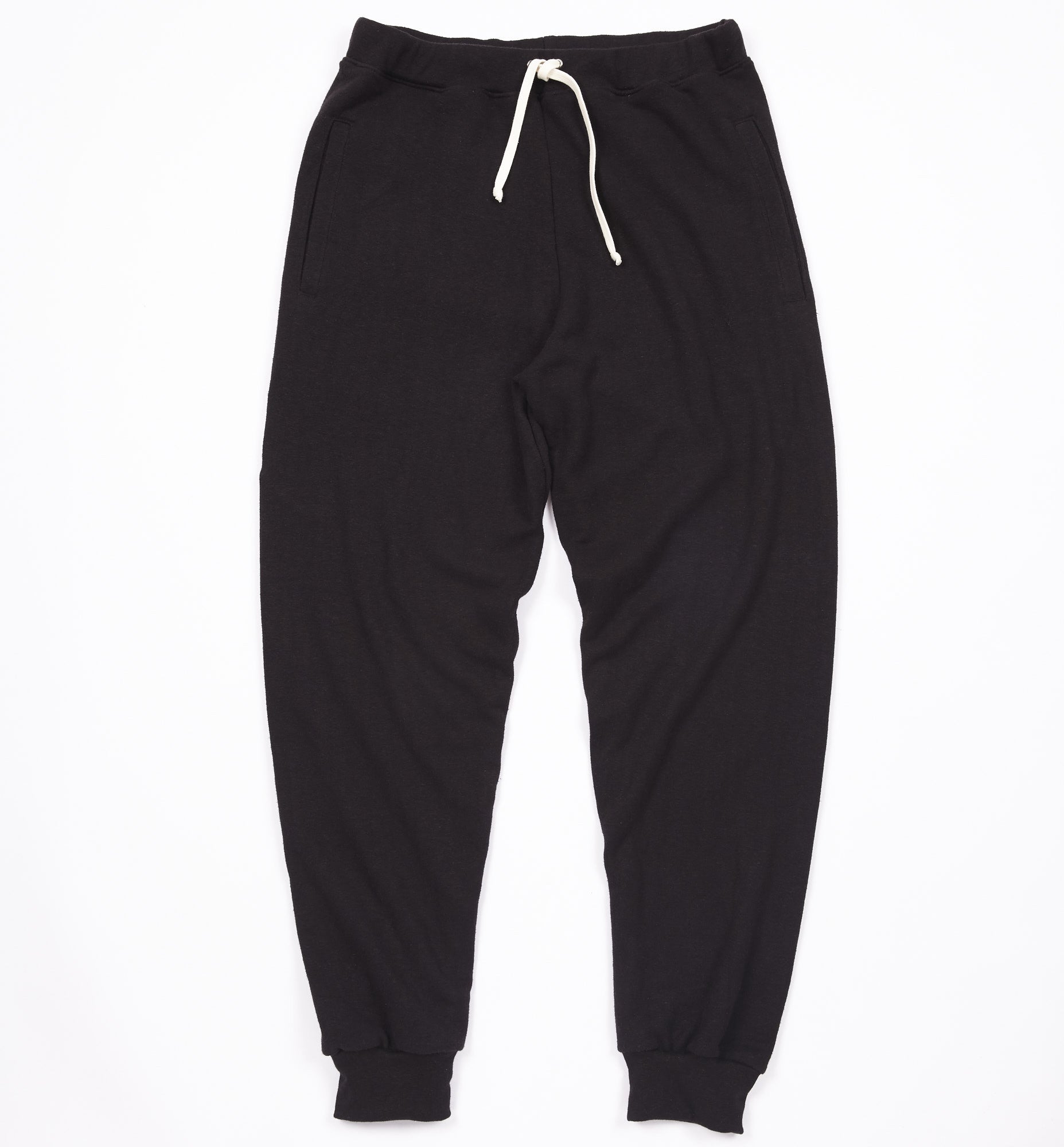 black jogger sweatpants